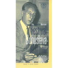 Program brochure from Bohuslav Martinů Festival 2001.
